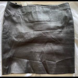 The Row Lambskin Mini Skirt (US 6)